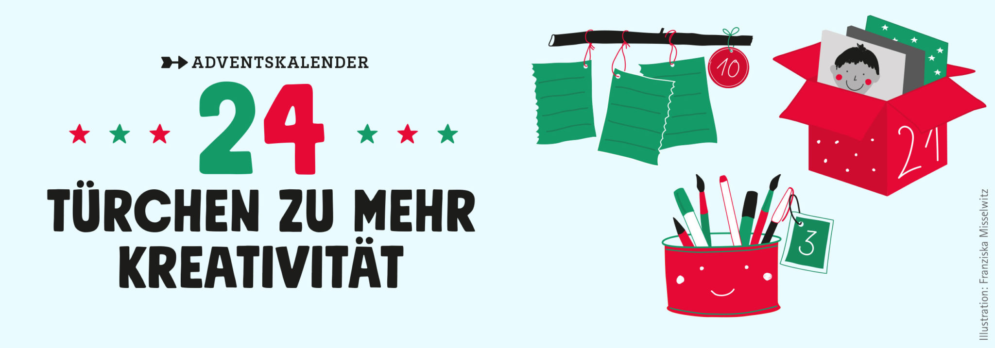  Adventskalender für Kinder selber machen - So funktionierts! Motiv 