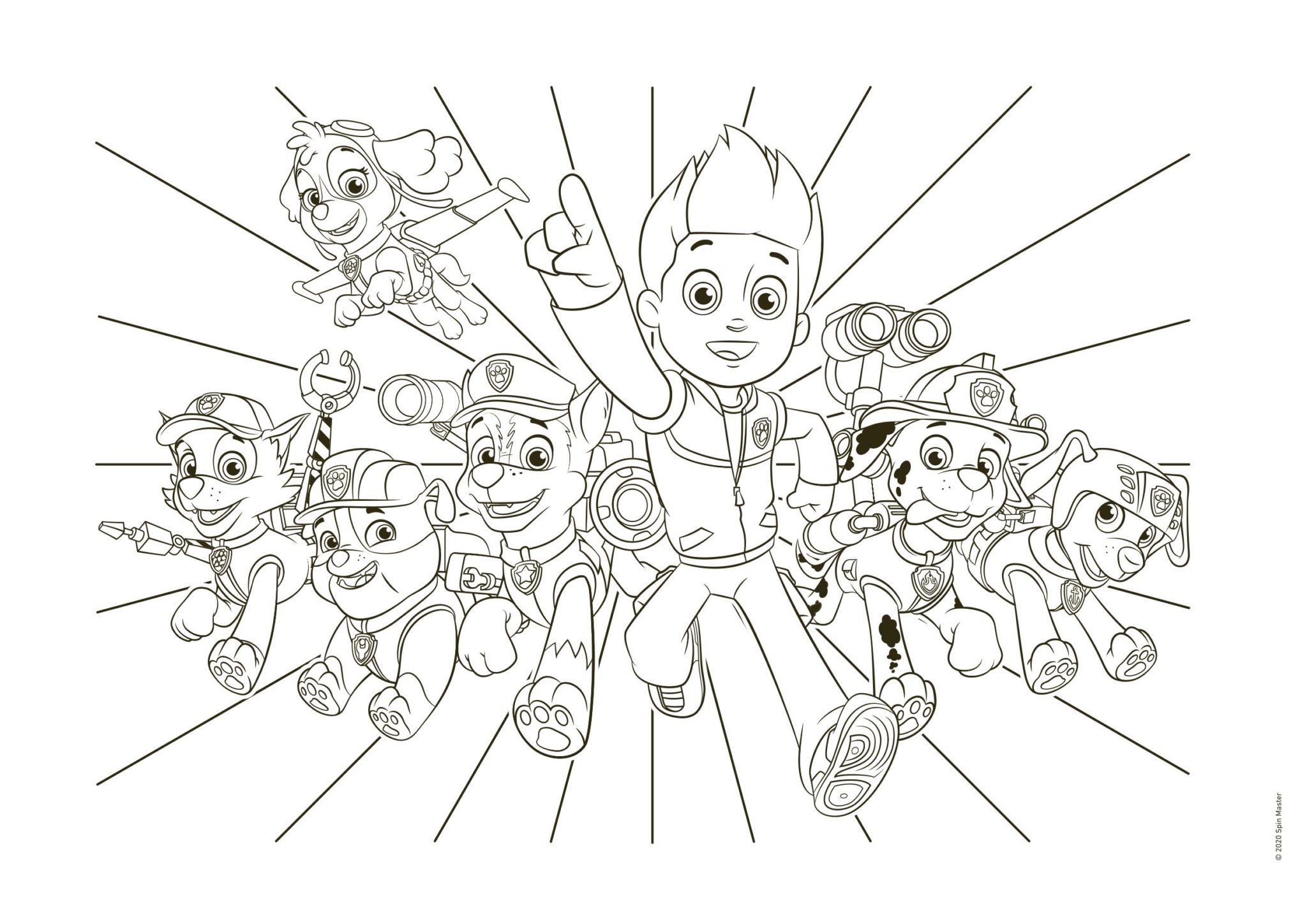 Paw Patrol Ausmalbilder - VEDES Wir lassen Kinderherzen höher schlagen!