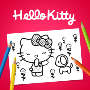 Ausmalbilder Hello Kitty
