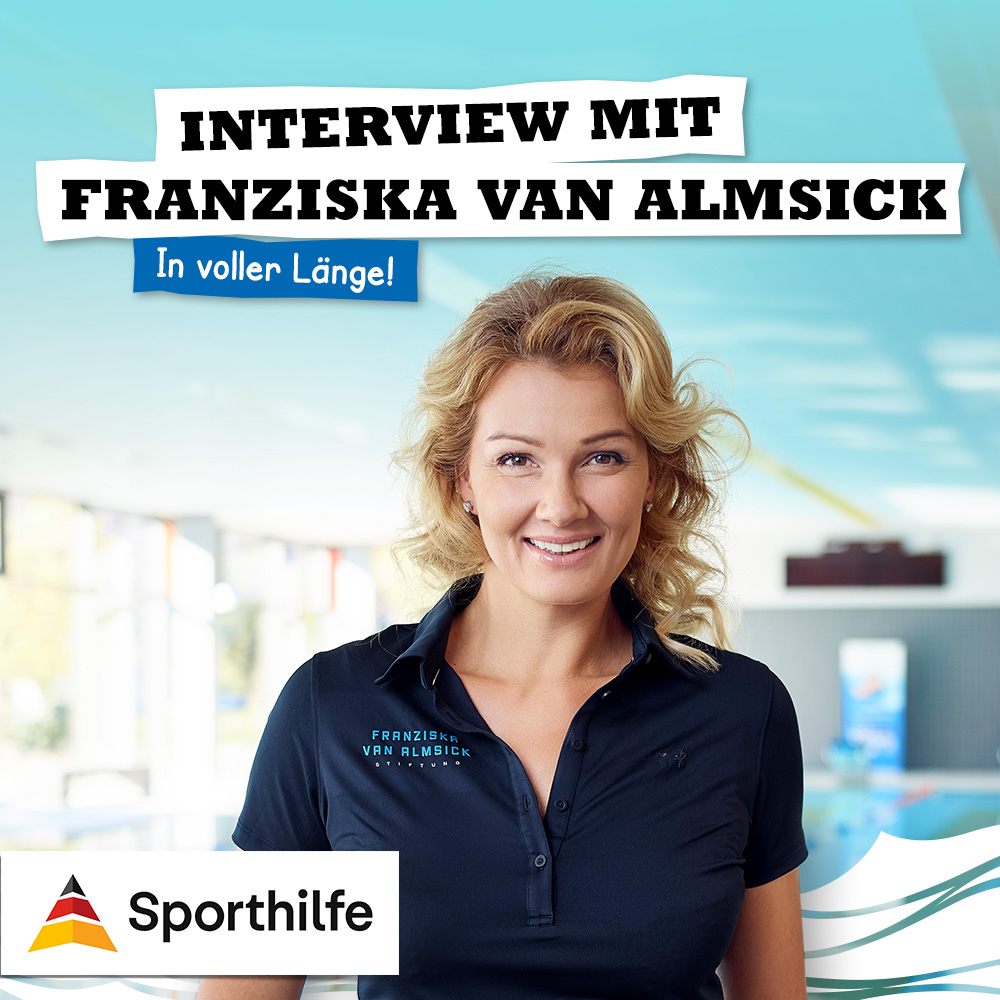 Großes interview mit Franziska van Almsick