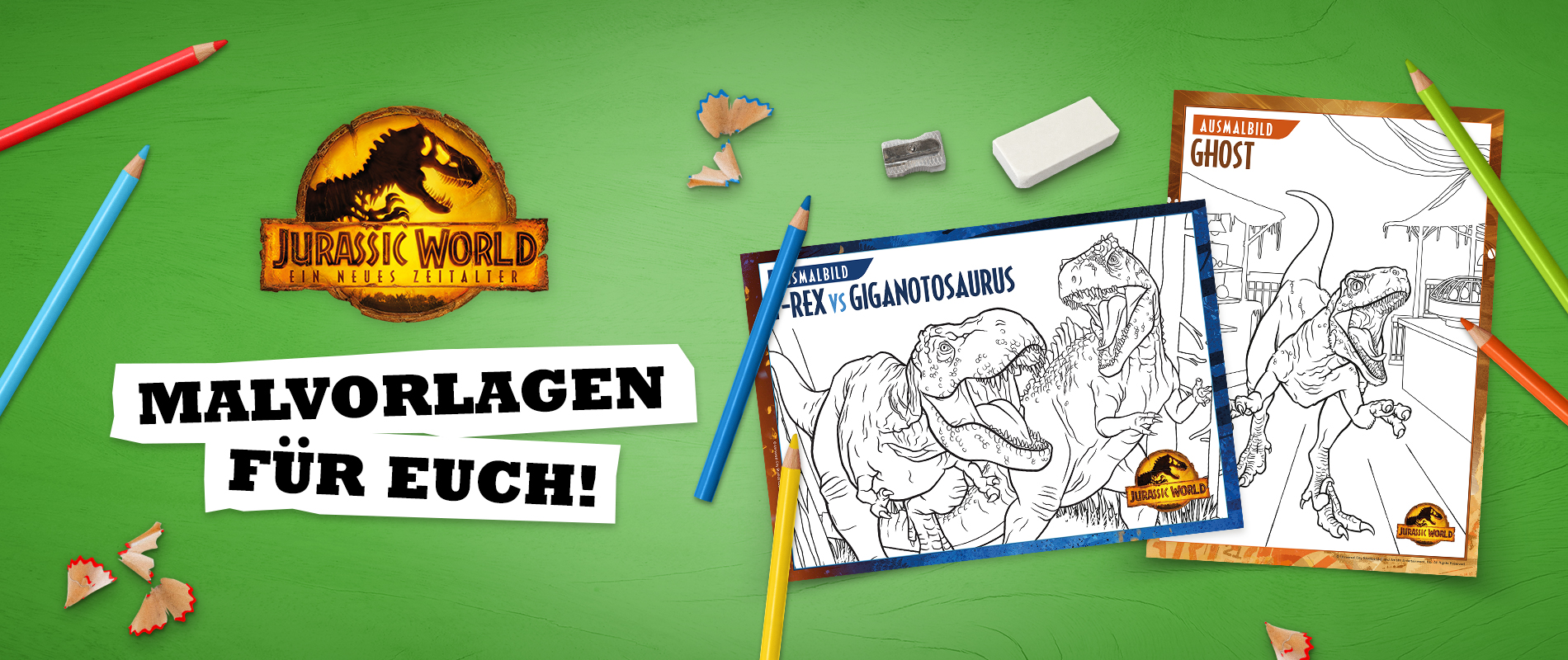 Ausmalbilder Jurassic World - lässt Kinderherzen 💕höher schlagen
