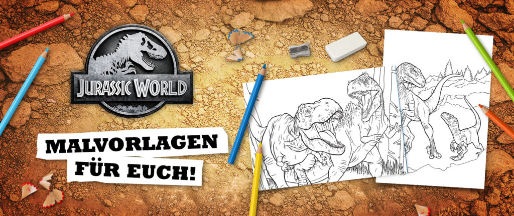 Jurassic World Ausmalbilder | Kostenlos zum Ausdrucken