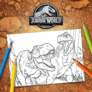Ausmalbilder Jurassic World