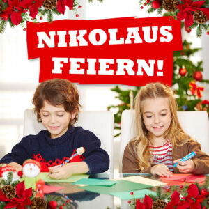 Nikolaus feiern: Stiefel basteln und mit VEDES Ideen füllen