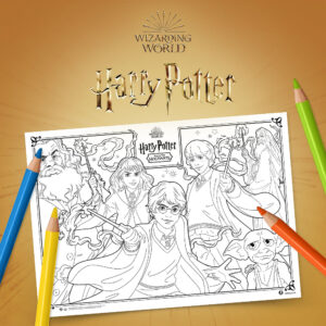 Harry Potter Ausmalbilder – Zauberhaftes Vergnügen für Fans