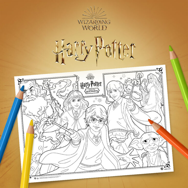 Zauberhafte Abenteuer Tauche Ein In Die Welt Der Ausmalbilder Harry Potter