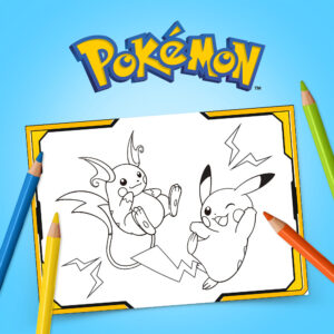 Pokémon Ausmalbilder – Pikachu & Co. gratis herunterladen