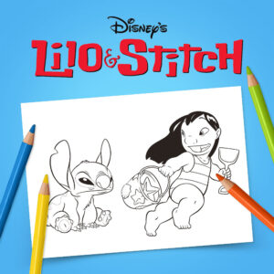 Lilo & Stitch Ausmalbilder – Kostenlose zum Ausdrucken
