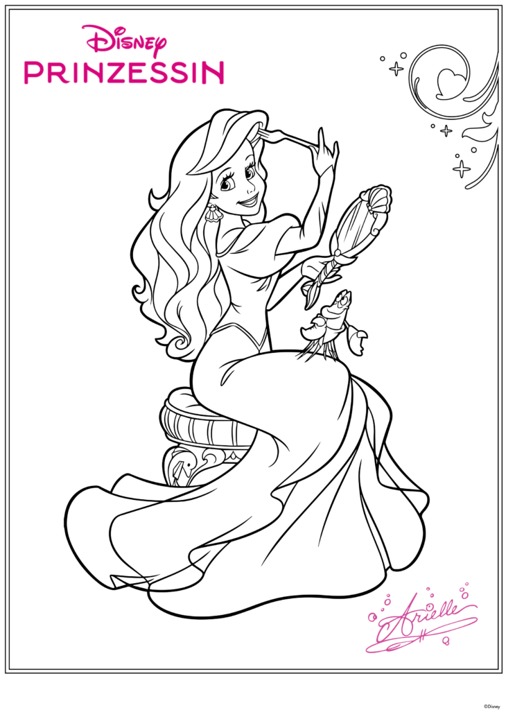 Arielle und Sebastian
Ausmalbild