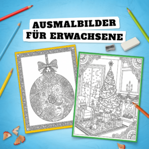Ausmalbilder für Erwachsene – kostenlos zum Ausdrucken und Entspannen bei VEDES